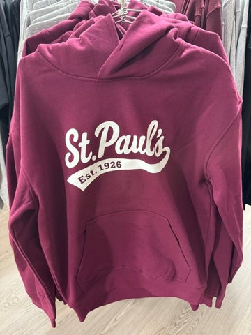 Heavy Weight Maroon Hoodie