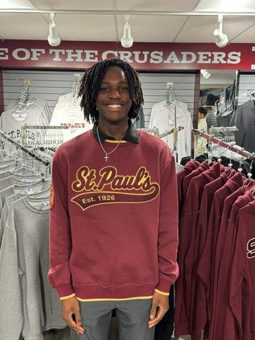 Mondetta 100 Yrs Anniversary Maroon Crewneck