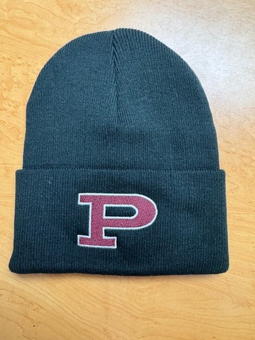 toque - black with maroon P