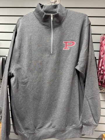 1/4 Grey Sanmar Sweatshirt