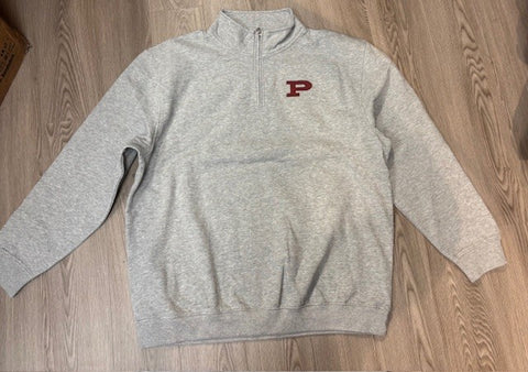 1/4 Zip Grey